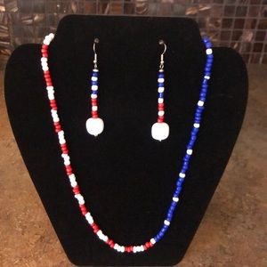 Handmade Patriotic Necklace